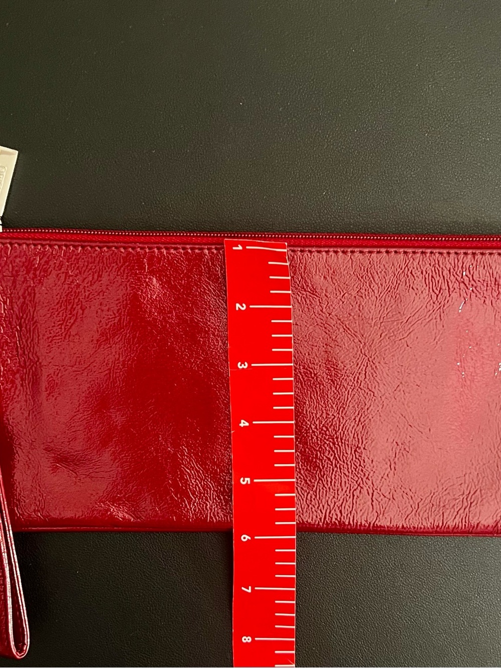 HOBO (HOBO International) Vida Cherry Red Patent Leather Wristlet/Clutch - Picture 8 of 8